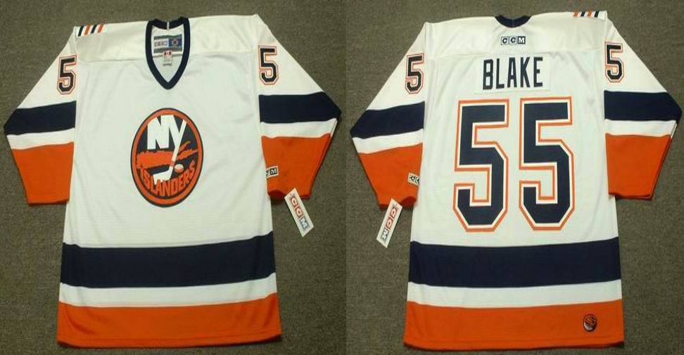 2019 Men New York Islanders #55 Blake white CCM NHL jersey